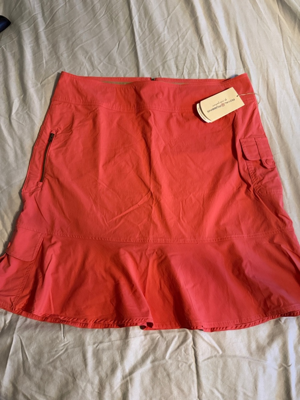 Royal Robbins Coral Utility Ruffle Skirt